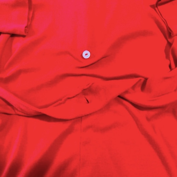 EUC.Men’s Red “Flannel” Long Johns. Size Large. Fits like a men's sized t-shirt. - Picture 4 of 6